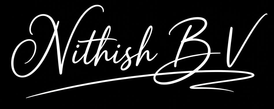 Nithish B V signature